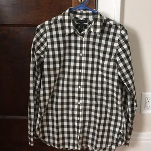 J.Crew Buffalo Check Button Down - Size 4